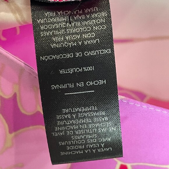 Natori Womens Medium Croisette Chemise Pink Purple Floral Slip Dress - Picture 5 of 9